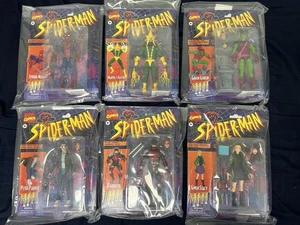 Spider-Man Marvel Legends Retro Wave 1 6er Set (NEU/UNGEÖFFNET) SAMMLERQUALITÄT - Bild 1 von 14