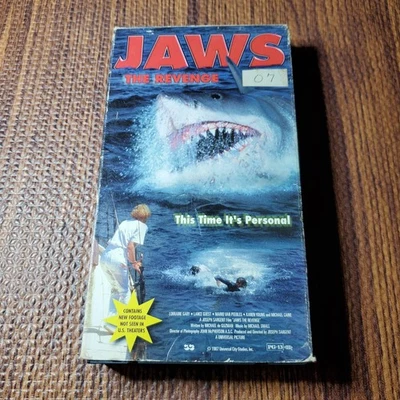 Jaws The Revenge VHS 1987 Thriller Contains New Footage GoodTimes - Image 1 of 4