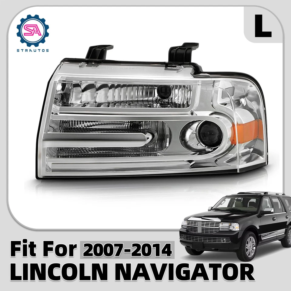 Headlight For 2007-2014 Lincoln Navigator HID/Xenon Projector Left Driver Side Foto 1 de 3