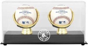 Boston Red Sox Gold Glove Double Baseball Logo Display Case - Fanatics - Picture 1 of 1