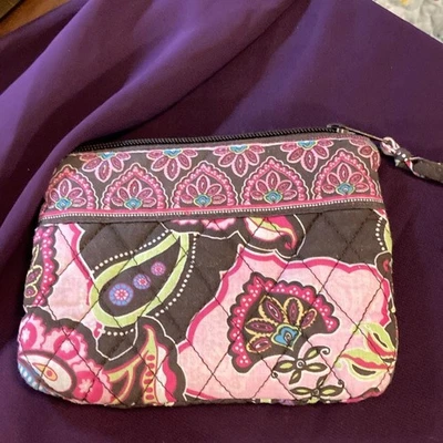 Bolsa de cosméticos Tanya Lee rosa y marrón Foto 1 de 3