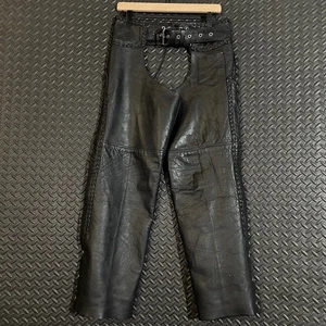 Gorras de cuero para mujer Milwaukee negras de cuero real motociclista talla S - Imagen 1 de 12