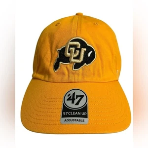 47 Colorado Buffaloes Amarillo Gorra Sombrero Bordado Logo Ajustable Talla Única - Imagen 1 de 10