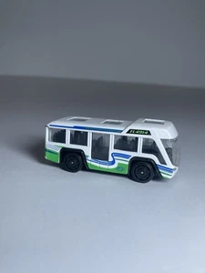 FAST LANE METRO CITY BUS VEICOLO GIOCATTOLO PRESSOFUSO BIANCO VERDE E BLU  - Foto 1 di 3