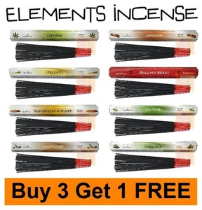 ELEMENTS RÄUCHERSTÄBCHEN Joss Insence Aromatherapie weißer Salbei * KAUFEN SIE 3 ERHALTEN SIE 1 GRATIS * - Bild 1 von 16