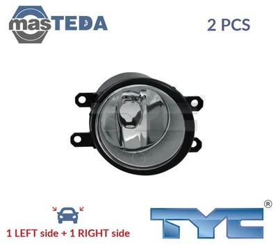 19-5922-11-2 FOG LIGHT LAMP PAIR TYC 2PCS NEW OE REPLACEMENT - Image 1 of 4