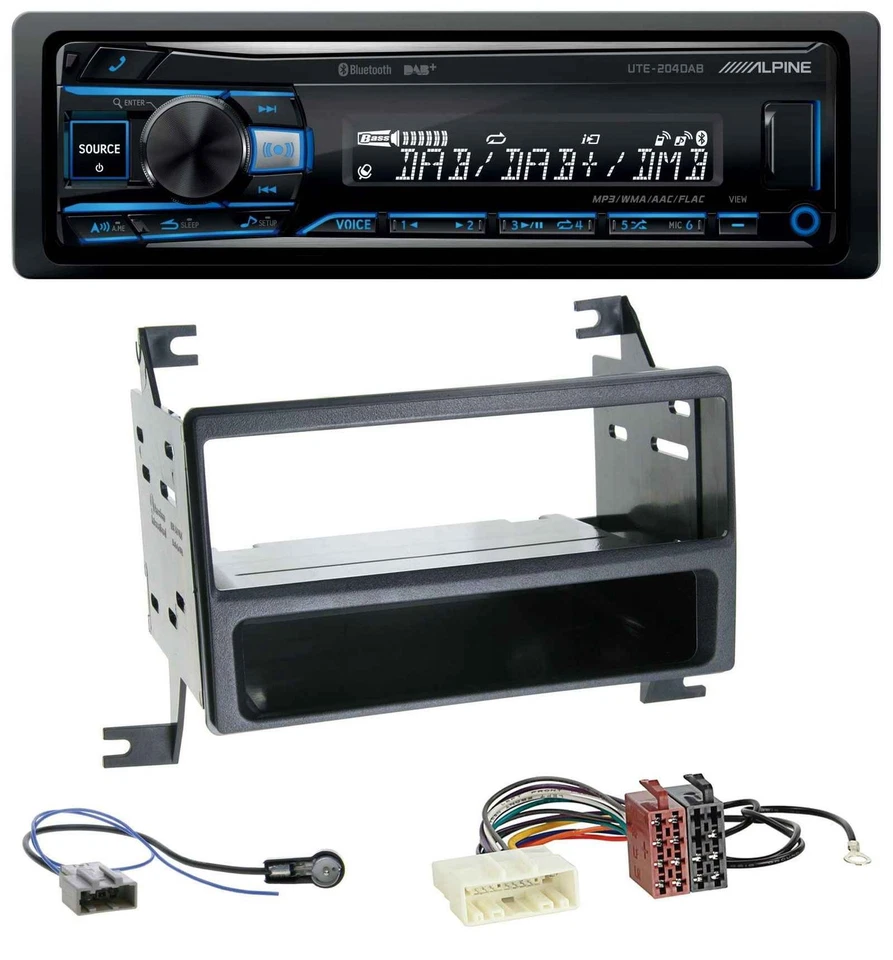 Alpine USB Bluetooth DAB MP3 Autoradio für Nissan Juke (J15, 2010-2014) - Bild 1 von 4