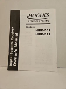 Hughes Digital Satelliten Receiver Bedienungsanleitung / HIRD-D01 & HIRD-D11 - Bild 1 von 7