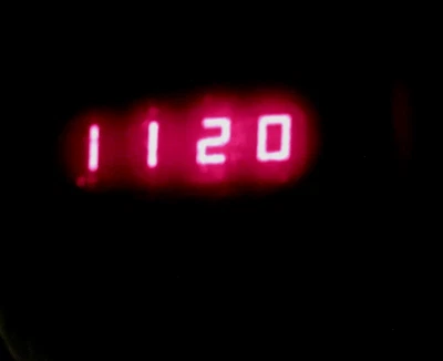 DE COLECCIÓN AÑOS 70 HH ACERO FECHA ESFERA ROJA CROMO MUÑECA LUZ DIODO LED Foto 1 de 4