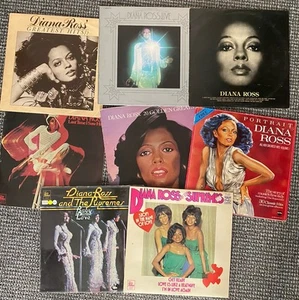 DIANA ROSS and the Supremes vinyl LPs bundle8 x record albums - Picture 1 of 1