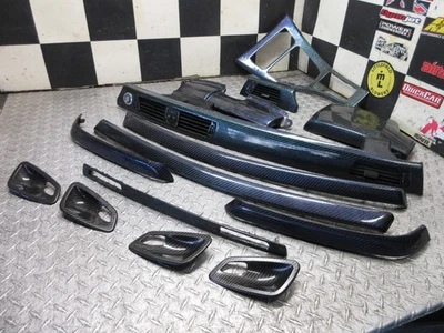 CARBON FIBER TRIM BMW 3 Series E90 2008 328i DASH SOOR ARM REST PANEL - Image 1 of 4