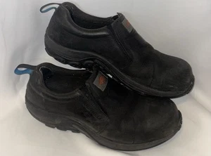 Merrell Men’s 11 Black Steel Toe Slip On Shoes - Picture 1 of 8