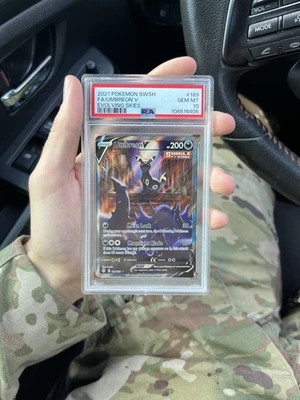Umbreon v Alt Art 189/203 Evolving Skies Psa 10 New Cert - Image 1 of 4