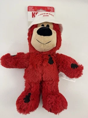 KONG Day 2024 Limited Edition Wild Knots RED Bear Dog Toy 11" - Image 1 of 4