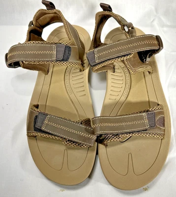 Sandalias de cuero Margaritaville Tampico para hombre talla 12 suelas de los trópicos zapatos Foto 1 de 4