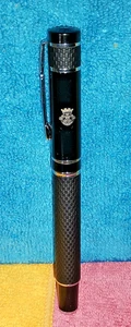 Ballpoint penin steel black tone com BRASÃO de SINTRA - PORTUGAL - Picture 1 of 4