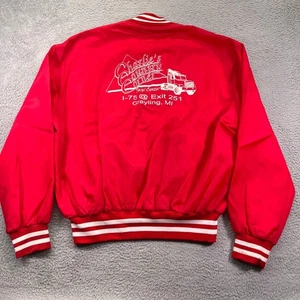 Chaqueta Bomber Holloway Satén De Colección 3XL Roja Charlie's Country Corner - Imagen 1 de 11