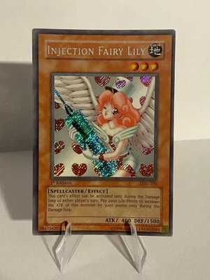 Injection Fairy Lily LOD-100 Legacy of Darkness 1st Edition - HOLO BLEED - HP - Image 1 of 3