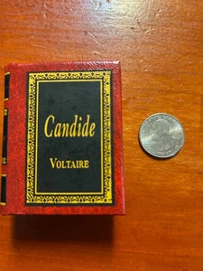 Del Prado Miniature Classics Candide by Voltaire Del Prado Leather book Complete - Picture 1 of 4