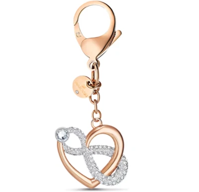 Swarovski 5530885 Accessorio per borse Infinite Infinito e cuore Bianco - Immagine 1 di 4