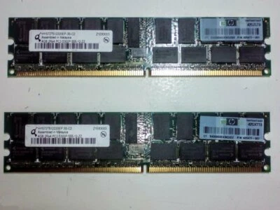 Mémoires Serveur RAM 2 x 4 Go ECC - Photo 1/3