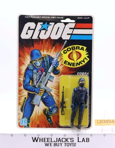 Cobra The Enemy G.I. Joe 1982 Hasbro Vintage Action Figure NEW MOSC SEALED Cover