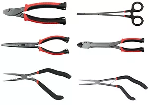 Fox Rage Tools Pliers Forceps Cutters Crimping Long Nose Split Ring Fishing - Picture 1 of 7