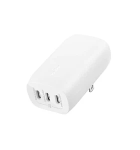 Belkin 67 Watt 3-Port USB-C Wall Charger - USB-C PD 3.1 Enabled Fast Charging - Picture 1 of 4