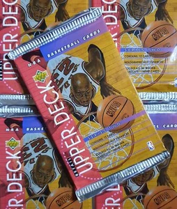 1993-94 Upper Deck NBA Basketball Retail Series 2 Pack - Factory Sealed Packs - Picture 1 of 3