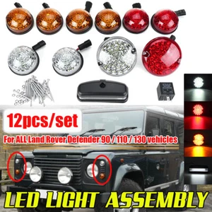 Für Land Rover 90 110 Defender Komplettset Lampe Blinker Rücklicht vorne+hinten - Bild 1 von 22