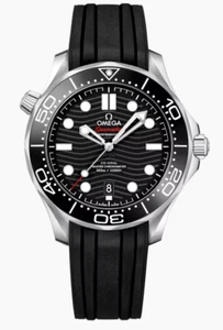 2025! New Omega Seamaster Diver 300m Automatic Black Watch - 210.32.42.20.01.001 - Picture 1 of 4