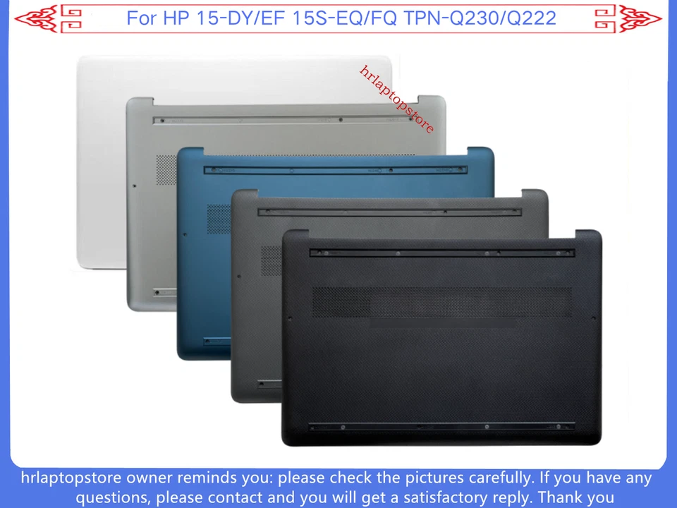 Nuevo Para HP 15-DY/EF 15S-EQ/FQ TPN-Q222/230 LCD Cubierta Trasera/Funda Base Cubierta Foto 1 de 1