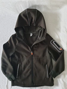 Softshelljacke Junge, leicht gefüttert, dunkelgrün/ olive, Yigga in Gr. 134 - Bild 1 von 1