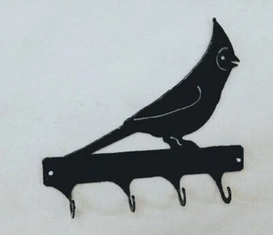 Cardinal 4 Haken Leine oder Schlüsselhalter schwarz Schmiedeeisen Optik Made in USA - Bild 1 von 1