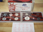 1999 S Silver Proof Set Us Mint Annual 9 Coins w/ Ogp and Coa! - Free Shipping!