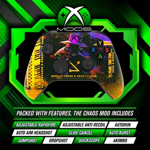 XBOX ONE SERIES RAPID FIRE CONTROLLER - CHAOS ANTI RECOIL MOD - Cyber Plague - Picture 1 of 8
