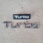 Volvo 240 Turbo OE Trunk & Grill Badge Rare Used 242 244 245 Set Original