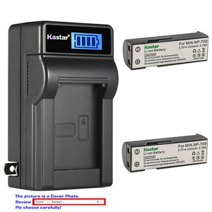 Kastar Battery LCD Wall Charger for Konica Minolta NP700 DG-X50-K DG-X50-R X50-S - Picture 1 of 11