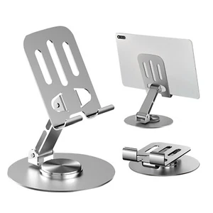 360° Rotating Metal Phone Stand Tablet Desk Holder Fits for iPhone iPad Samsung - Zdjęcie 1 z 15