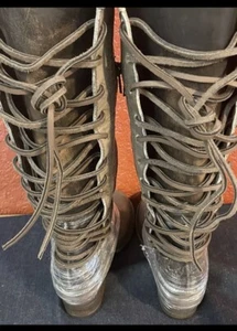 FREEBIRD BY STEVEN COAL Stone  Distressed BOOT NIB size 8  Pics Coming - Picture 1 of 9