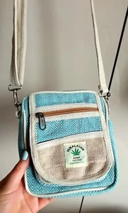 Vintage small crossbody bag from Nepalese Hemp - Picture 1 of 9