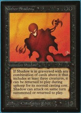Nether Shadow Collectors' Edition PLD Black Rare MTG CARD (ID# 203605) ABUGames