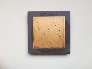 Intel Pentium 60 A80501-60 SX835 rare FDIV bug vintage CPU GOLD
