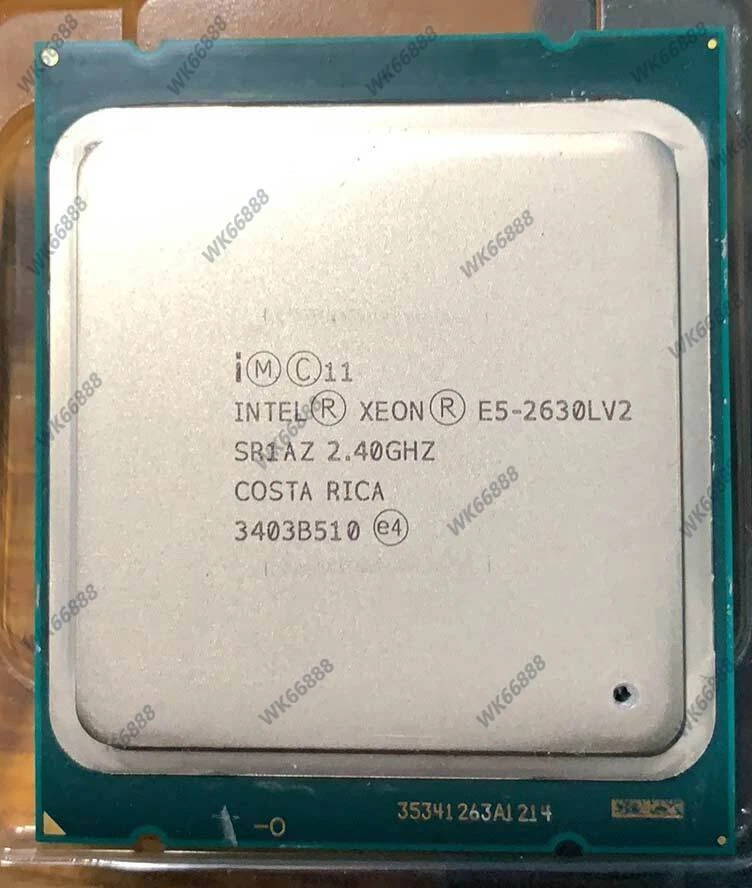 Intel Xeon E5-2630L V2 SR1AZ 2.4Ghz 6-core 15MB LGA2011 server CPU processor - Image 1 of 1