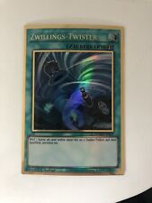 Yugioh MGED-DE043 Zwillings Twister Premium Gold Rare NM 1.auflage