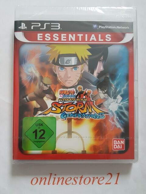 NARUTO SHIPPUDEN: ULTIMATE NINJA STORM GENERATIONS PS3 NOVO LACRADO