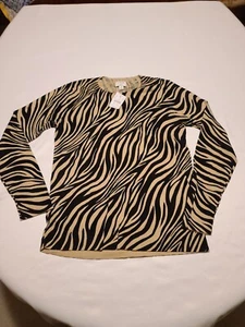 Neu mit Etikett J Crew Damenpullover Größe Small Langarm 100 % Baumwolle Tiermotivdruck - Bild 1 von 13