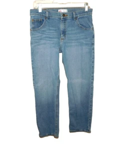 Wrangler Boy's Straight Fit Adjustable Waist Jeans Size 14 Husky - Picture 1 of 6