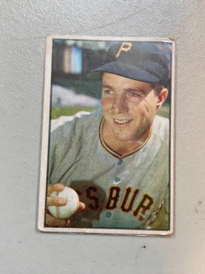 1953 Bowman Color #16 Bob Friend Pittsburgh Pirates VG-EX - Image 1 of 2