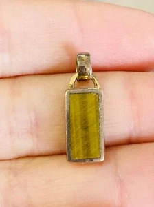 Su 925 sterling silver tiger eye Pendant - Picture 1 of 6